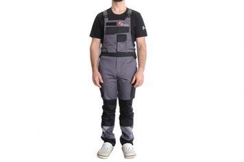 Напівкомбінезон робочий (розмір 56-58/ріст 182-188) XXL+ з логотипом BM Parts SO BM 56-58/182-188 фото