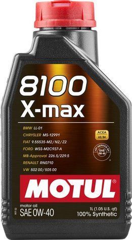 Моторна олива Motul 8100 X-max 0W40 1 л 104531 фото