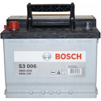 Автомобільний акумулятор Bosch S3 0092S30060 56Ah 480A L+ 0092S30060 фото