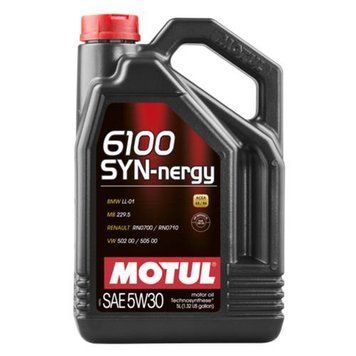 Масло моторное Motul 6100 Syn-Nergy 5W-30, 5л 107972 фото