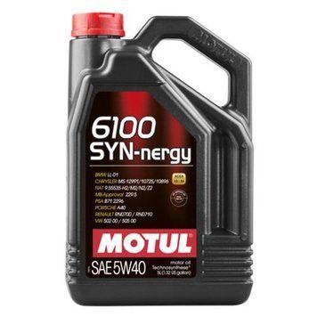 Масло моторное Motul 6100 Syn-Nergy 5W-40, 5л 107979 фото