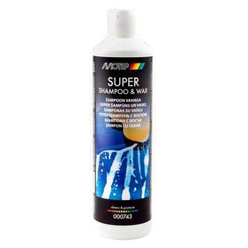 Автошампунь для очистки кузова MOTIP Super Shampoo & Wax с воском 500 мл (000743BS) MT0050 фото