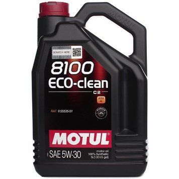 масло моторное Motul 8100 Eco-Clean 5W-30, 5л. 101545 фото
