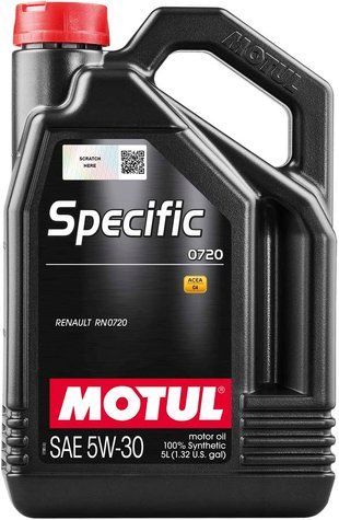 Моторна олива Motul Specific 0720 5W-30, 5л. 102209 фото