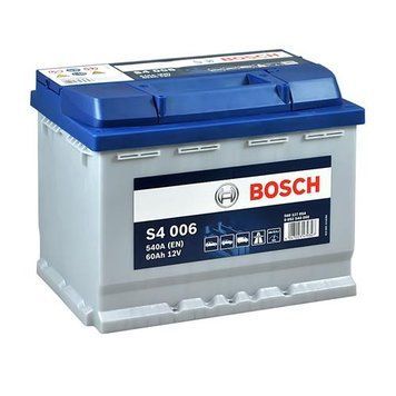 Автомобільний акумулятор Bosch S4 Silver 0092S40060 60Ah 540A L+ 0092S40060 фото