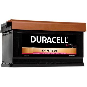 Автомобільний акумулятор Duracell Extreme EFB DE75EFB 75Ah 730A R+ DE75EFB фото