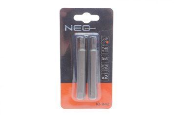 Біта 3/8" Torx T40 75 мм (к-кт 2 шт) 10-942 фото
