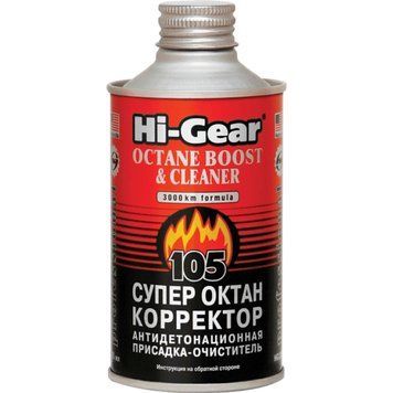 Антидетонационная присадка-очиститель HI-GEAR "Супер октан-корректор" 325 мл (HG3306) 733306 фото