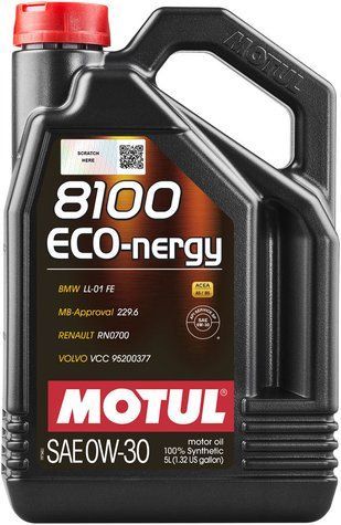 Моторна олива Motul 8100 Eco-nergy 0W30 5 л 102794 фото