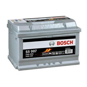 Автомобільний акумулятор Bosch S5 Silver Plus 0092S50070 74Ah 750A R+ 0092S50070 фото