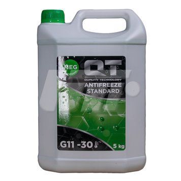 Антифриз QT MEG STANDARD -30 G11 зеленый 5кг QT552305 фото