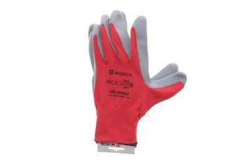 Рукавиці з нітриловим покриттям (XL) RED NITRILE 0899403110 фото