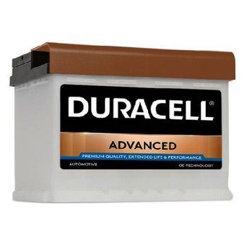 Автомобільний акумулятор Duracell Advanced DA63H 63Ah 600A R+ DA63H фото