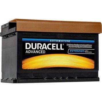 Автомобільний акумулятор Duracell Advanced DA74 74Ah 680A R+ DA74 фото