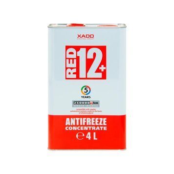 Жидкость охлаждающая XADO Antifreeze Red 12+ концентрат 4 л (XA 50301_1) 990014 фото
